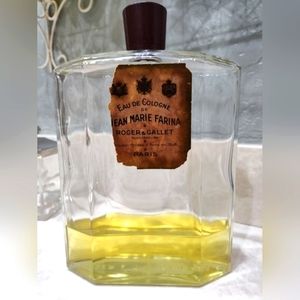 Vintage Oversized Pharmacy Display Perfume Bottle Advertising, ROGER & GALLET